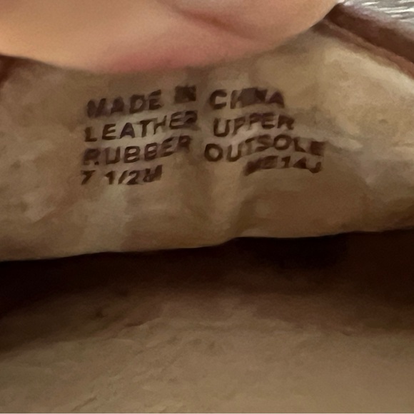 Michael Kors Tan Leather Loafers with Gold Accent - Picture 5 of 5